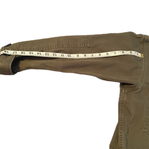 Cropped Army Green Utility Jacket F21 Military Fatigue Shacket size M. - Picture 10 of 10